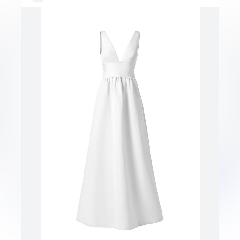 Amsale Elegant White Dress
